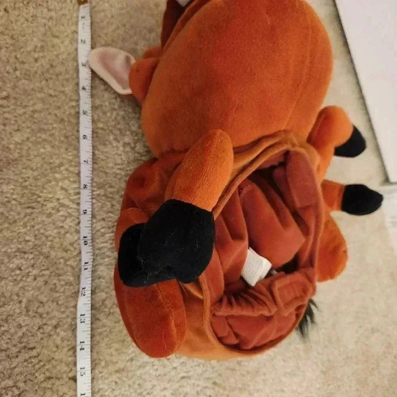 Lion King Pumba Disney Pumba Talking Stuffed Animal Warthog Untested #AA - Picture 6 of 7